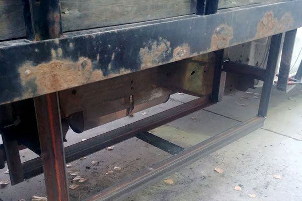 Welded Steel Frame for Toolbox